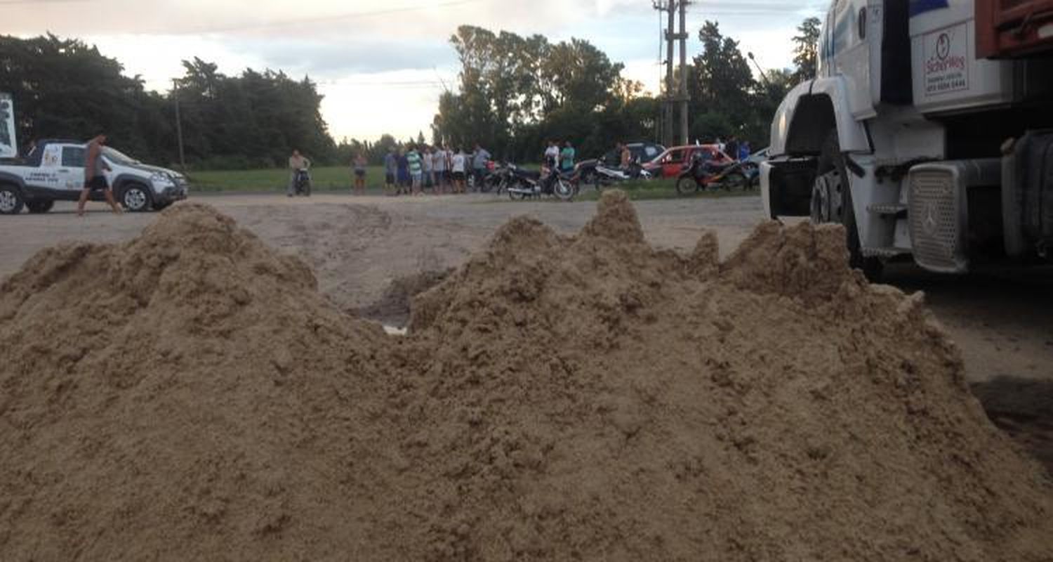 Controles areneros: Secuestraron sólo un camión