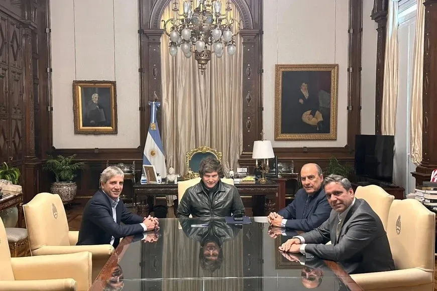 Milei y Catalán