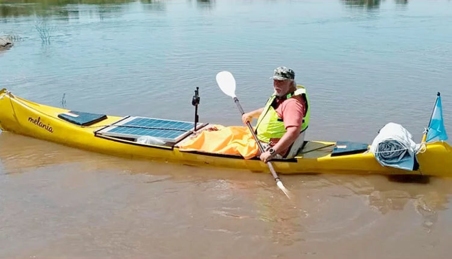  Rescatan a periodista durante  travesía en kayak por el río Gualeguay