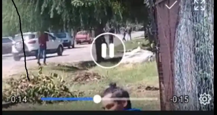 Video: Impactos, piedrazos y dos demorados en Río Tala
