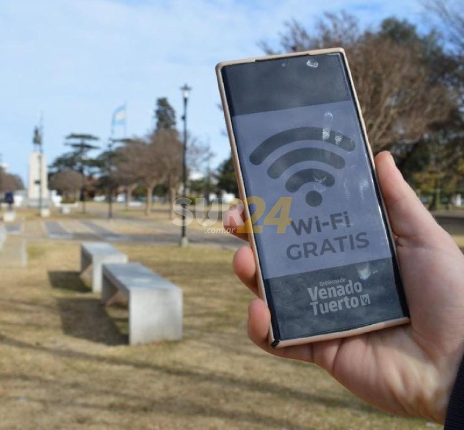 El gobierno venadense instaló wifi libre en plazas San Martín y Padre Giraldi