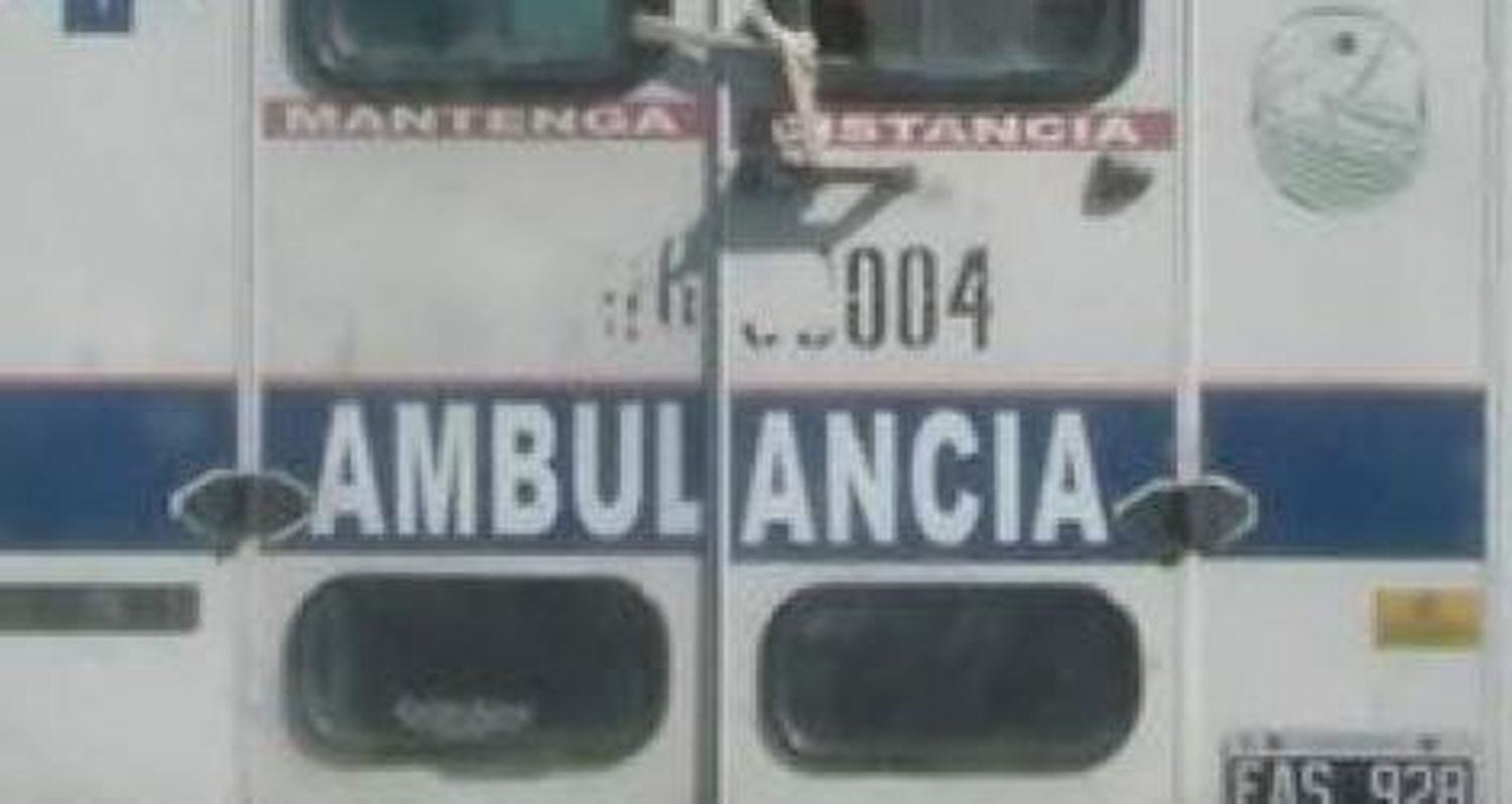 Ambulancia en mal estado
