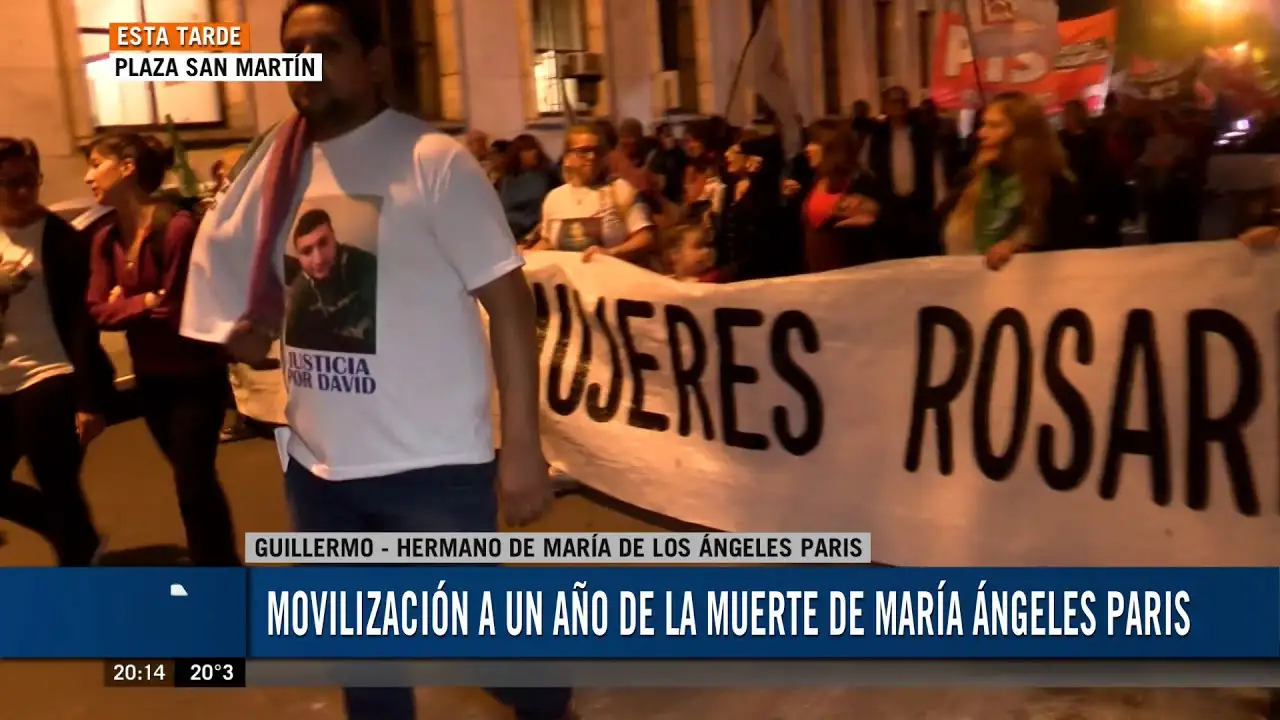 Marcha de las antorchas por María de los Ángeles París