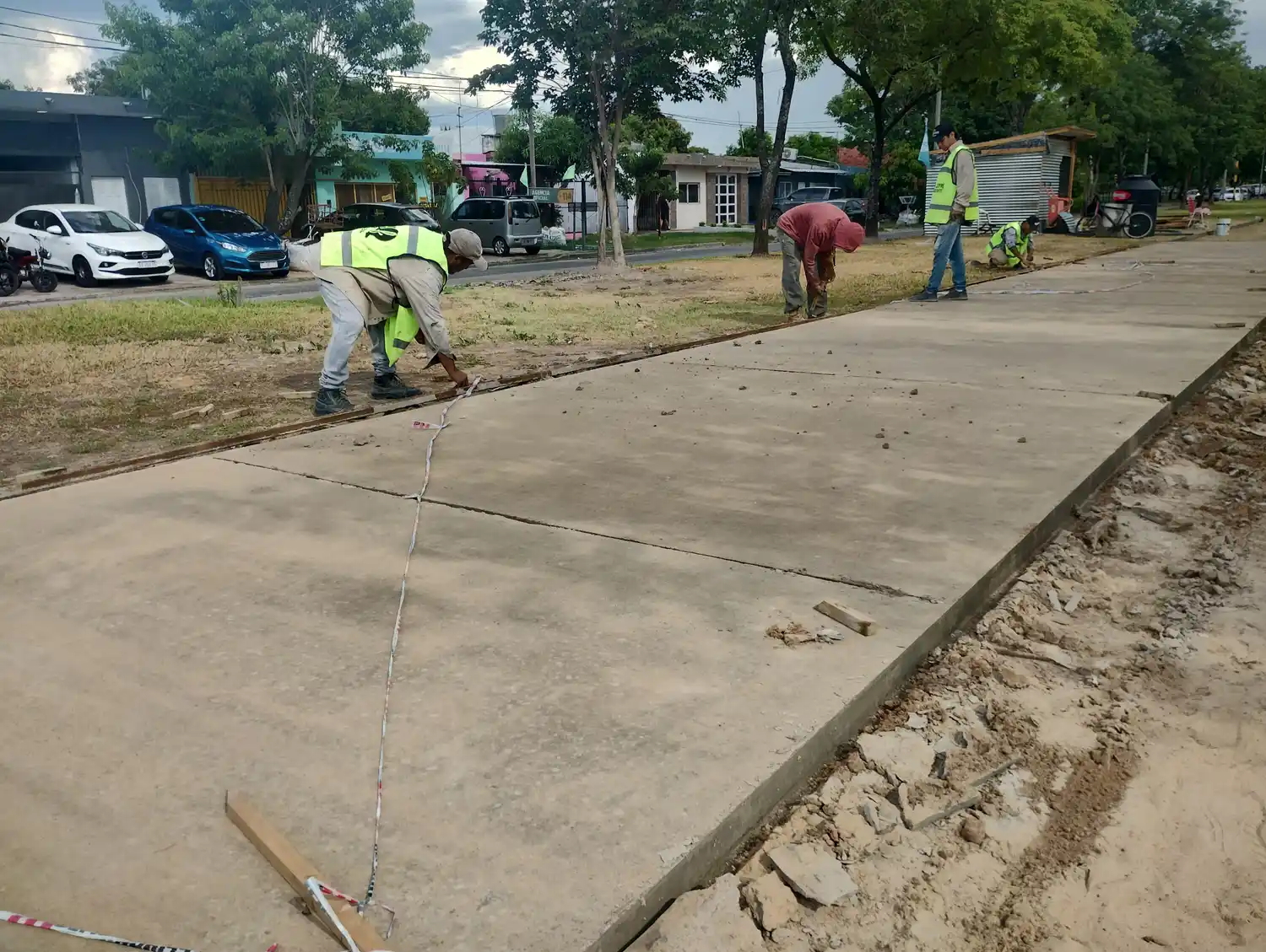 Avanza las obras de construcción del Paseo Recreativo y Saludable " Pantaleón Gómez"