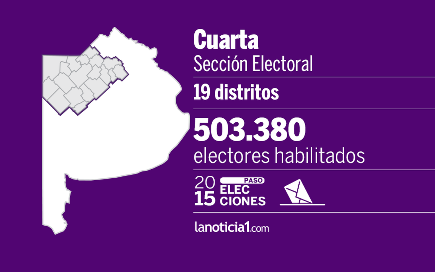 Elecciones Paso 2015: Cuarta sección elige candidatos para octubre