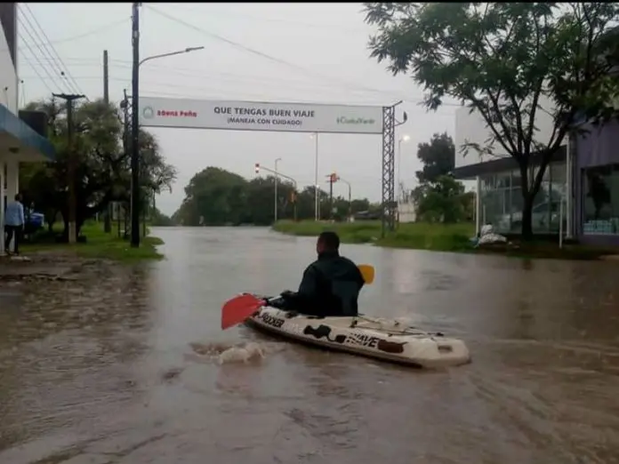 Hay 2.476 evacuados en Chaco por las lluvias