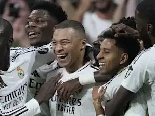 Real Madrid, como marca su historia, pasó a cuartos de final .Foto:@Bernat Armangue
