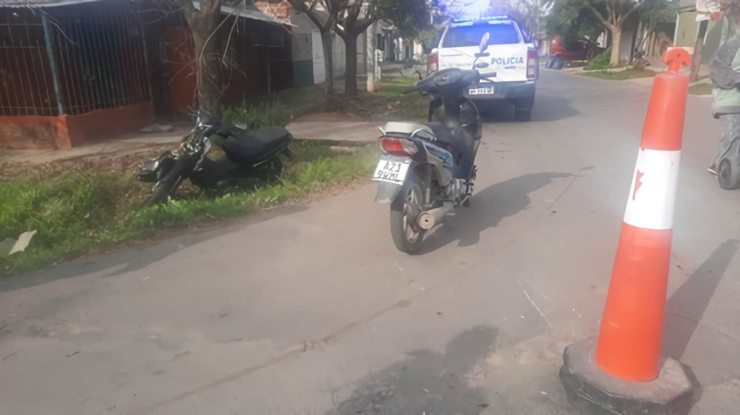 El accidente ocurrió este domingo en horas de la tarde.