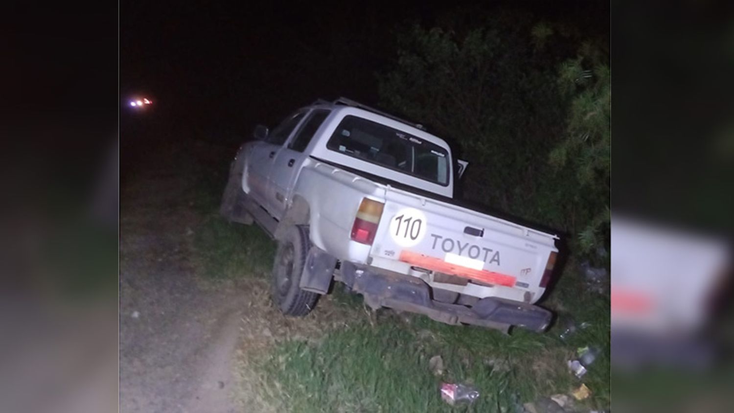 Abandonó la camioneta para escapar de un control, pero no terminó de la mejor manera