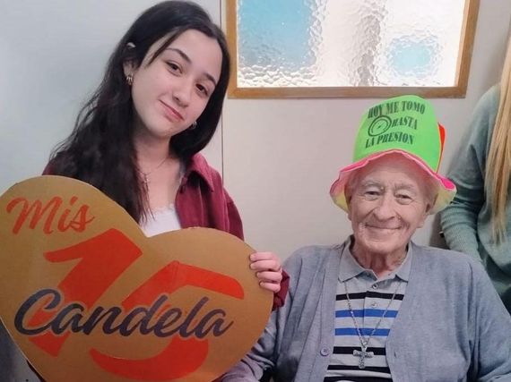 El sueño de un abuelo se hizo realidad en el Hospital Santamarina