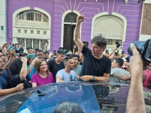 Axel Kicillof en la marcha LGBT