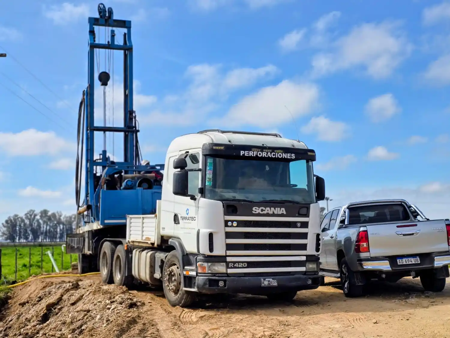 El Municipio comenzó las obras de construcción de un nuevo pozo de agua.