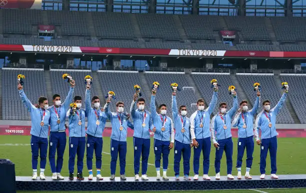 Los Pumas 7, en el podio.