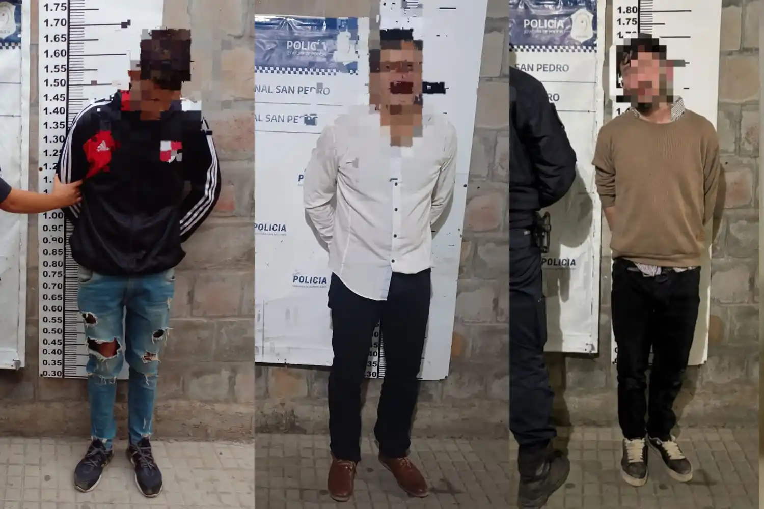 Los tres aprehendidos estaban bajo los efectos del consumo excesivo de alcohol.