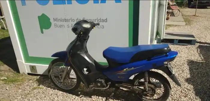 Menor circulaba con una moto robada y cayó preso
