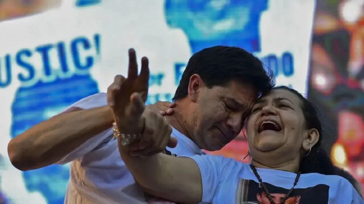 Graciela Sosa y Silvino Báez, los padres de Fernando.