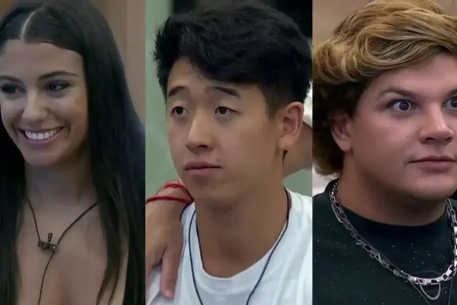 Rosina, Martín y Emmanuel, los elegidos por Lisandro para abrir los sobres de Gran Hermano.