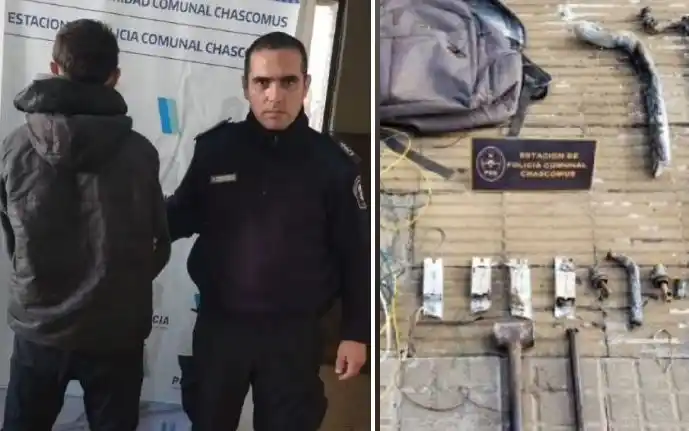 Personal policial detiene a presunto ladrón en Caritas Obispado