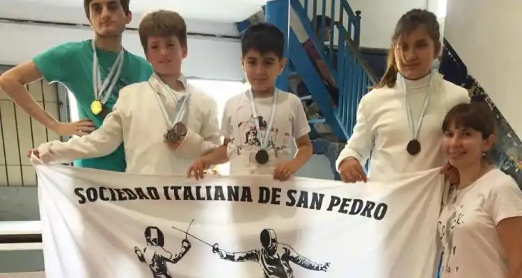 Seis podios para la Sociedad Italiana en Capilla del Señor