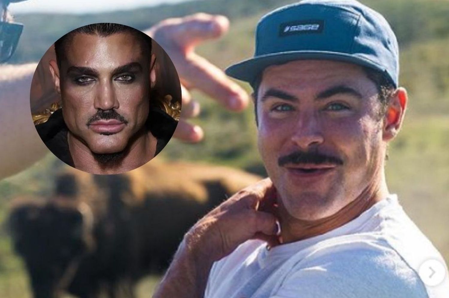 Zac Efron se volvió a “retocar” la cara y quedó como Ricardo Fort