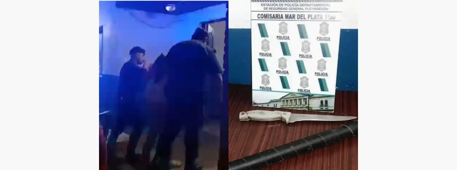 Ingresó ebrio a su casa y amenazó a toda la familia con un cuchillo