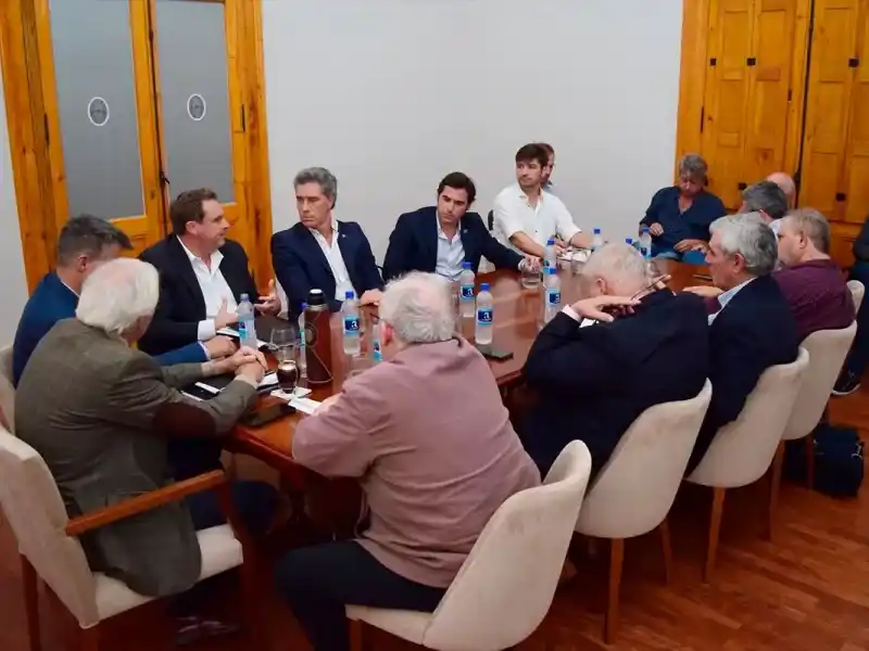 Reunión de la provincia con la mesa de enlace