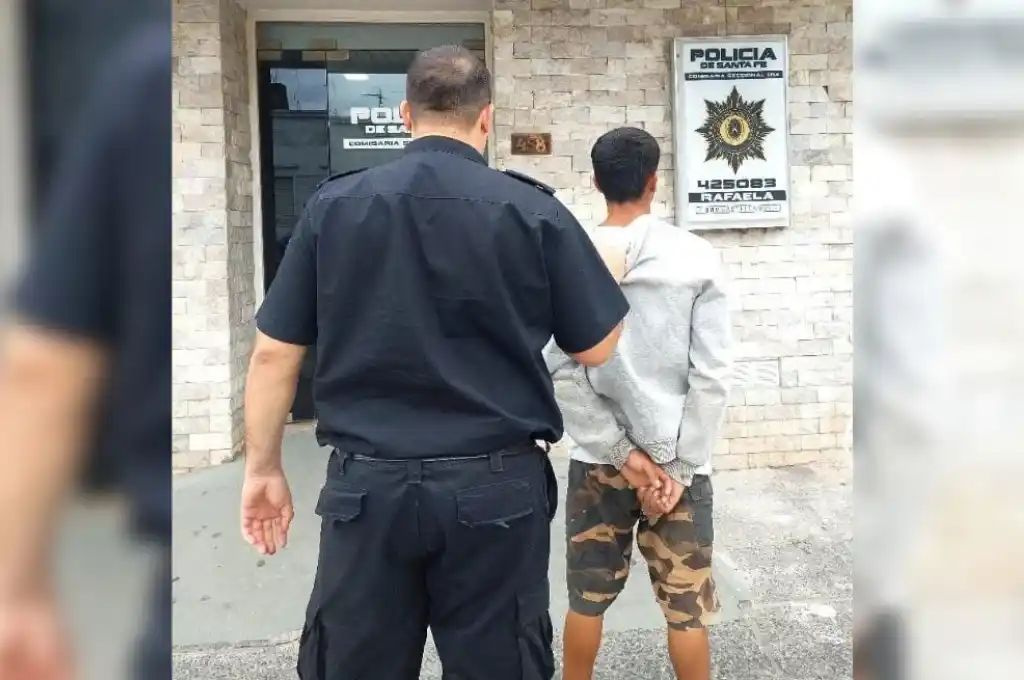 El sujeto mayor de edad aprehendido.