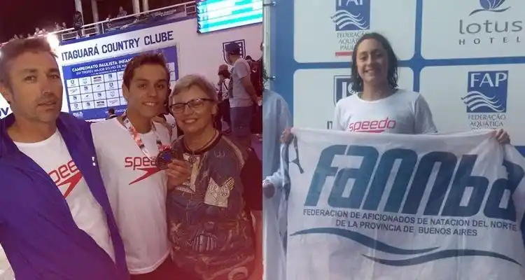 Bruno Giles y Valentina Noto cerraron la incursión sampedrina en Brasil