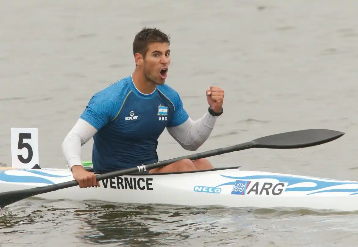 Agustín Vernice clasificó a las semifinales de canotaje de los JJOO