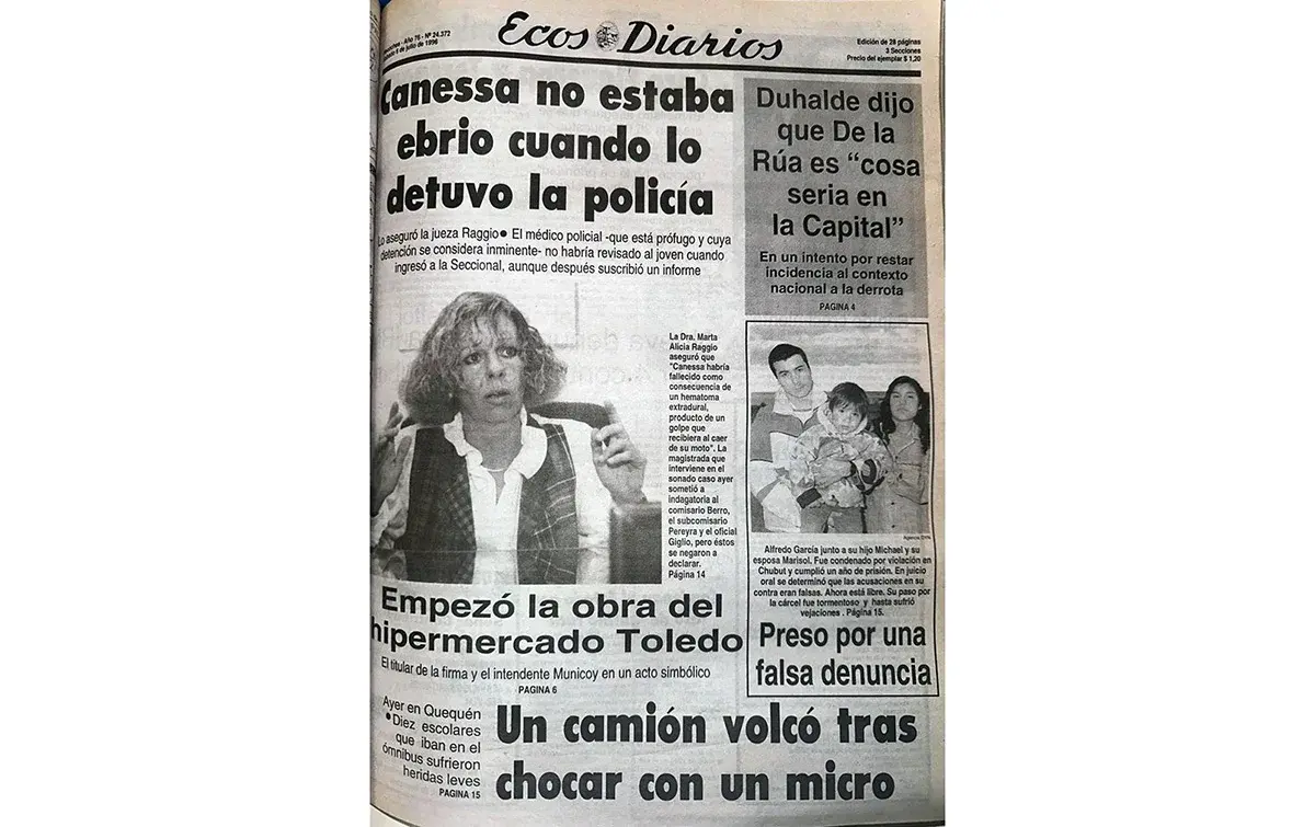 Sábado 6 de julio de 1996