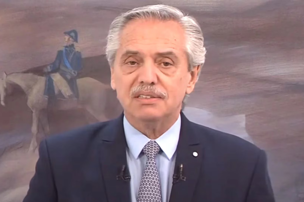 El ex presidente de la Nación Alberto Fernández.