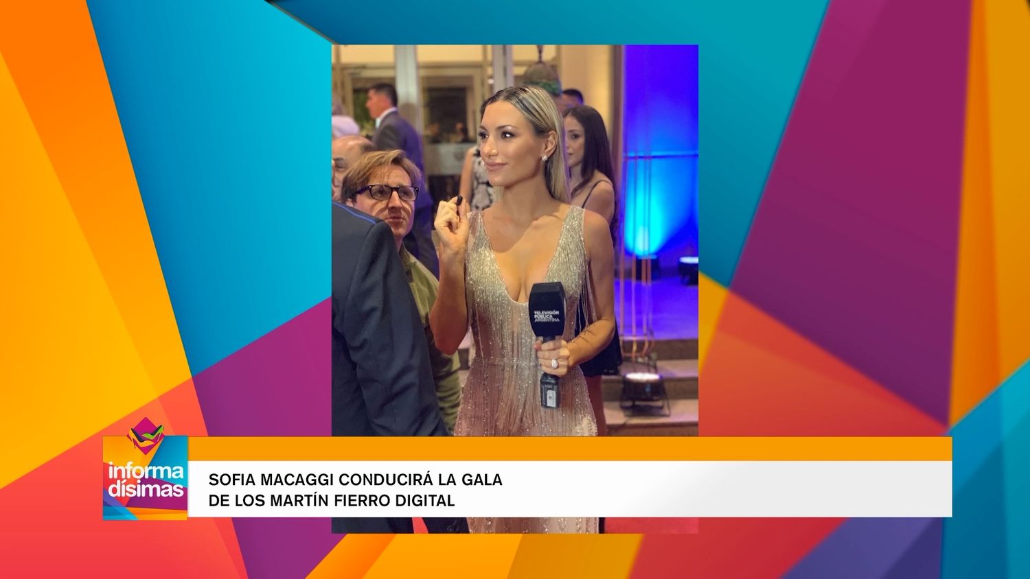 Sofia Macaggi conducirá la gala de los Martin Fierro Digital