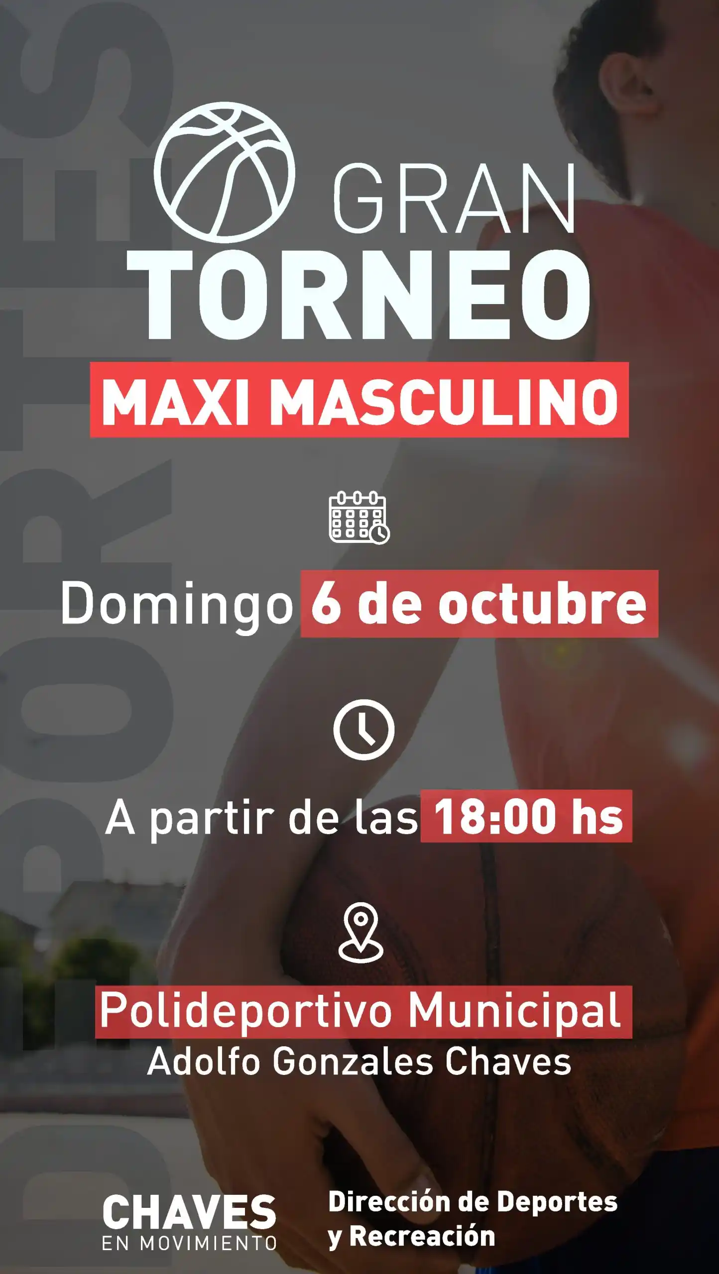 Comienza el Torneo de Maxi Básquet en Chaves