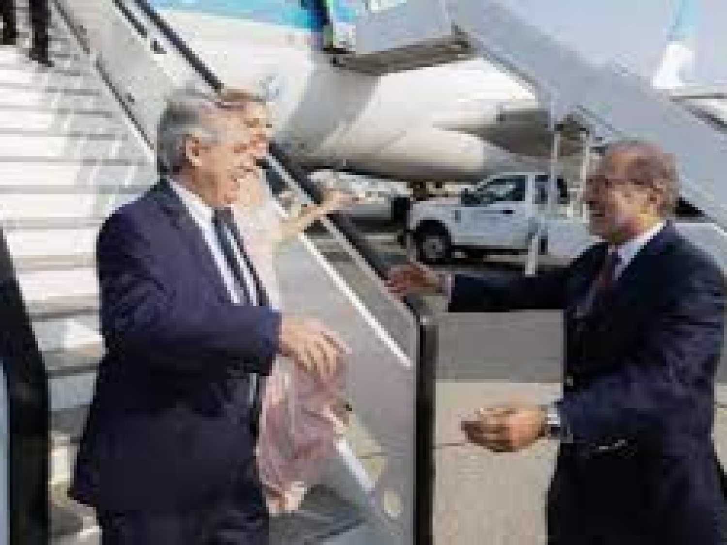 Alberto Fernández llegó a Nueva York como escala previa a la reunión bilateral con Biden