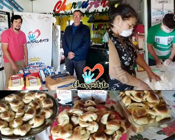 CHARRUARTE:  todos los días  se prepara la merienda para más de 40 chicos