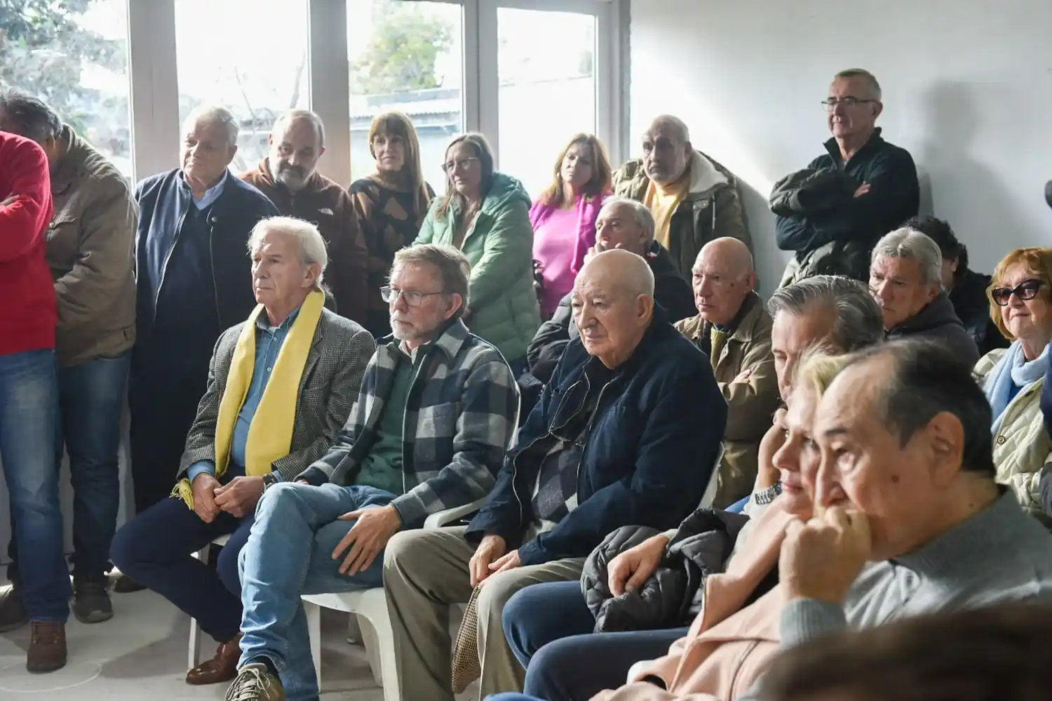 Dirigentes, compañeros y amigos se reunieron en un emotivo homenaje a Juan Carlos Stratta