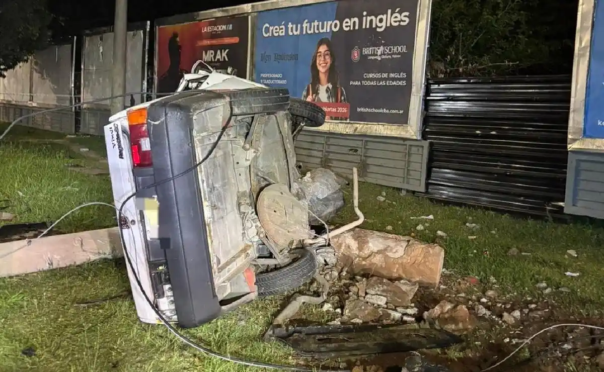 Así quedó el auto