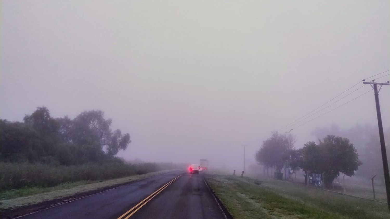 Gran parte de Entre Ríos amaneció con una densa niebla: cómo estará el tiempo en Gualeguaychú