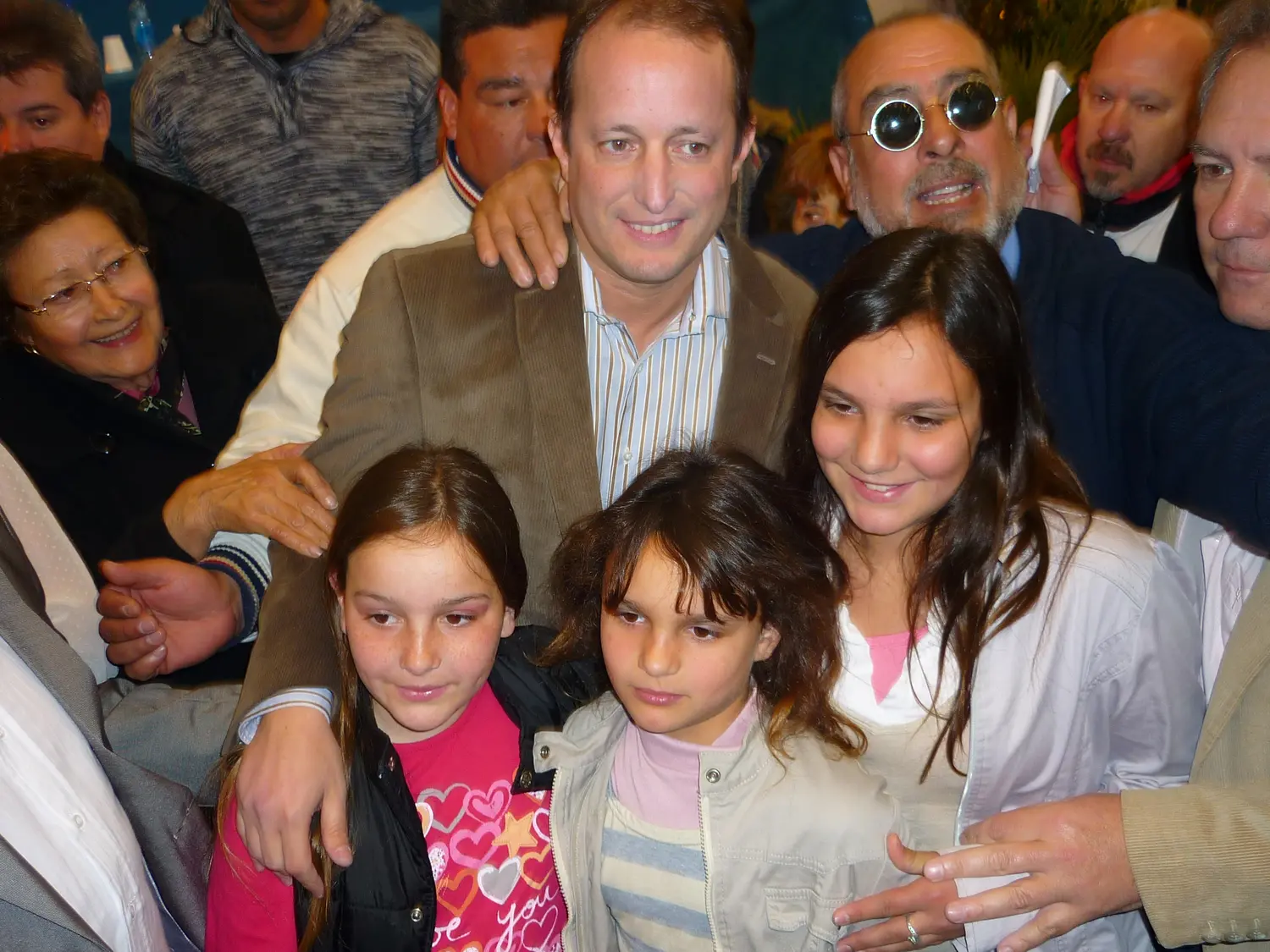 Elecciones 2013: Insaurralde en San Nicolás, en el Día de la Virgen