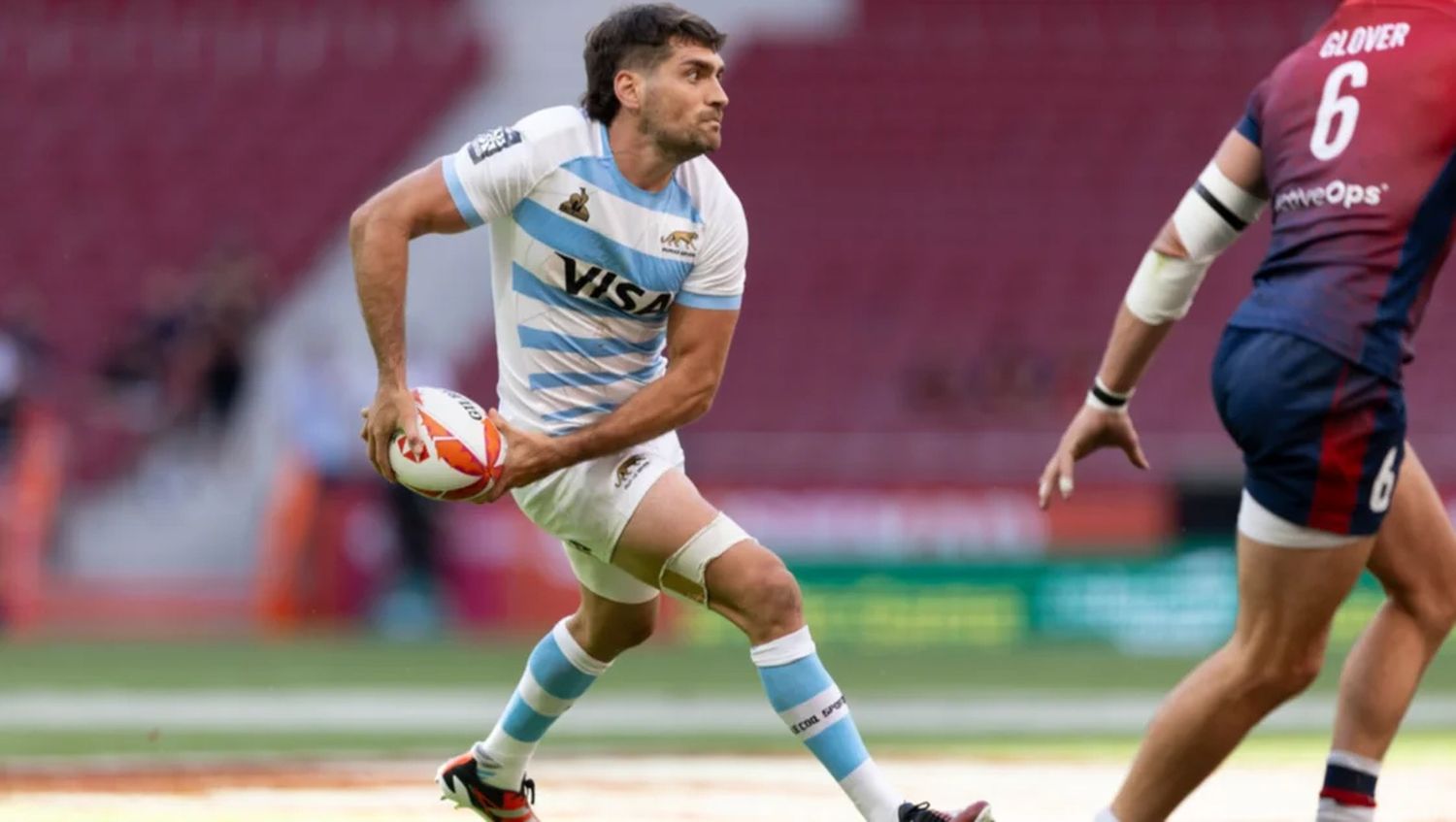 Prepara el pase el bahiense y capitán de Pumas 7s. Foto: prensa UAR.