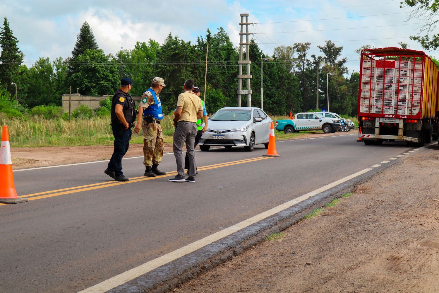 Se realizó un mega operativo en ruta 12