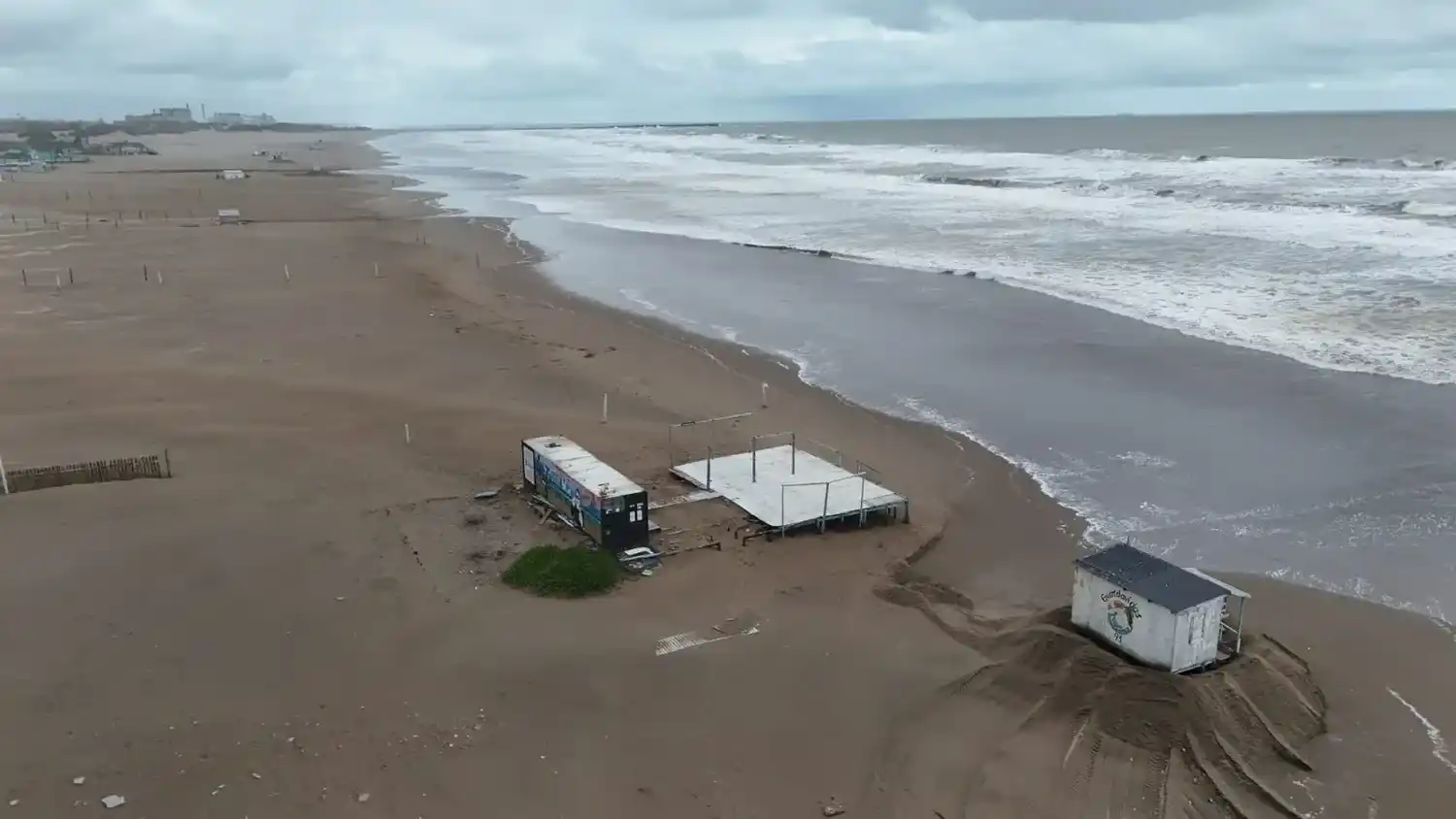 Preocupan las rafagas de viento en Necochea