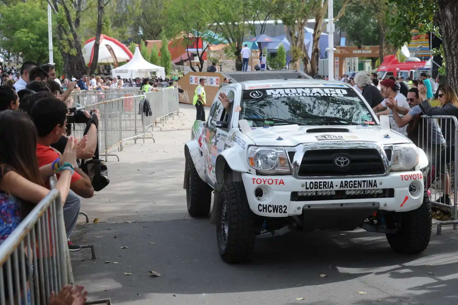 Dakar 2015: Miles de personas visitan el "Village" en Tecnópolis