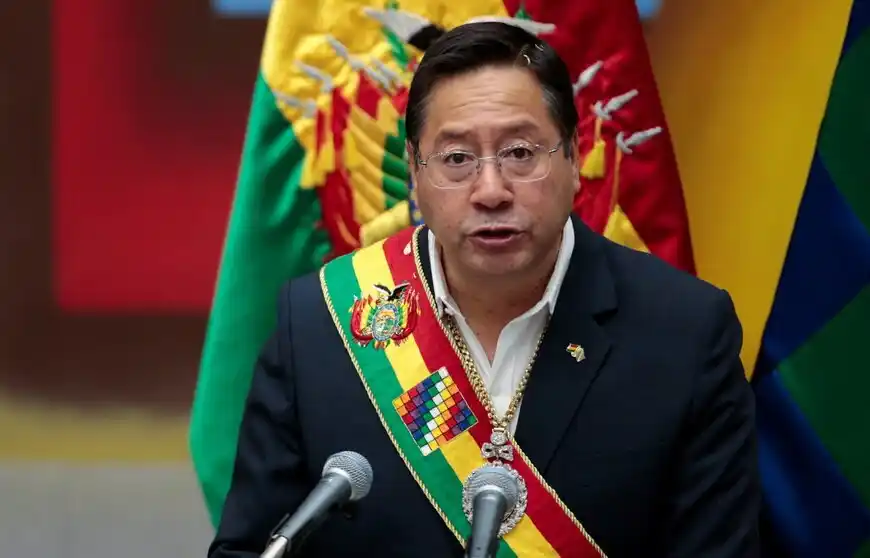 Luis Arce, presidente de Bolivia.
