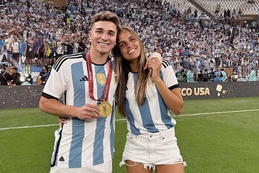 Julián Álvarez dejó de seguir a su novia en Instagram: ¿qué pasó?