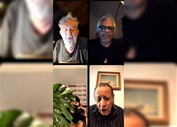 A 35 años de Radio Bangkok, Lalo Mir, Bobby Flores, Douglas Vinci y “Cacho de Castelar” se reencontraron en Instagram