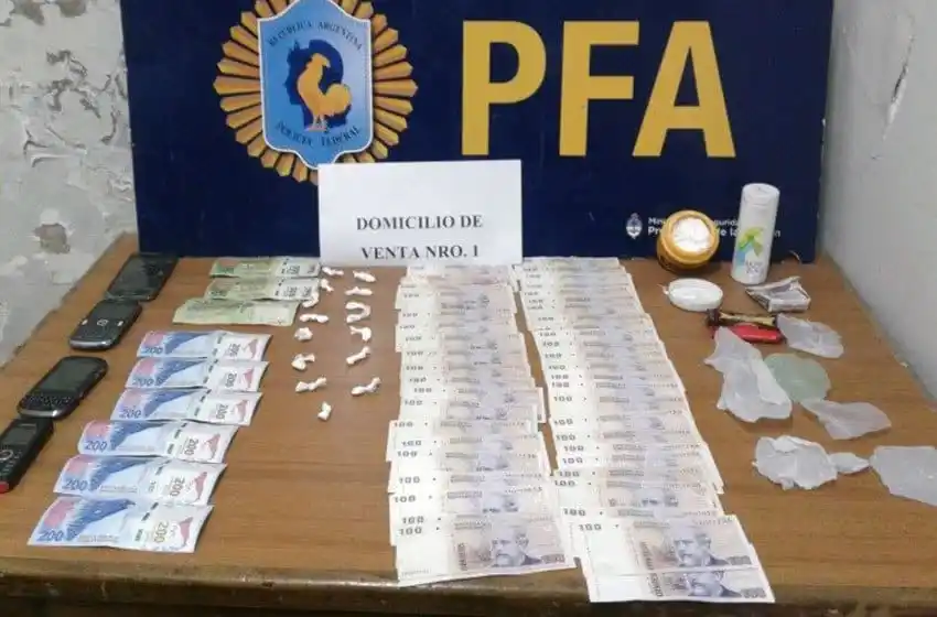 Tres aprehendidos por narcomenudeo de cocaína