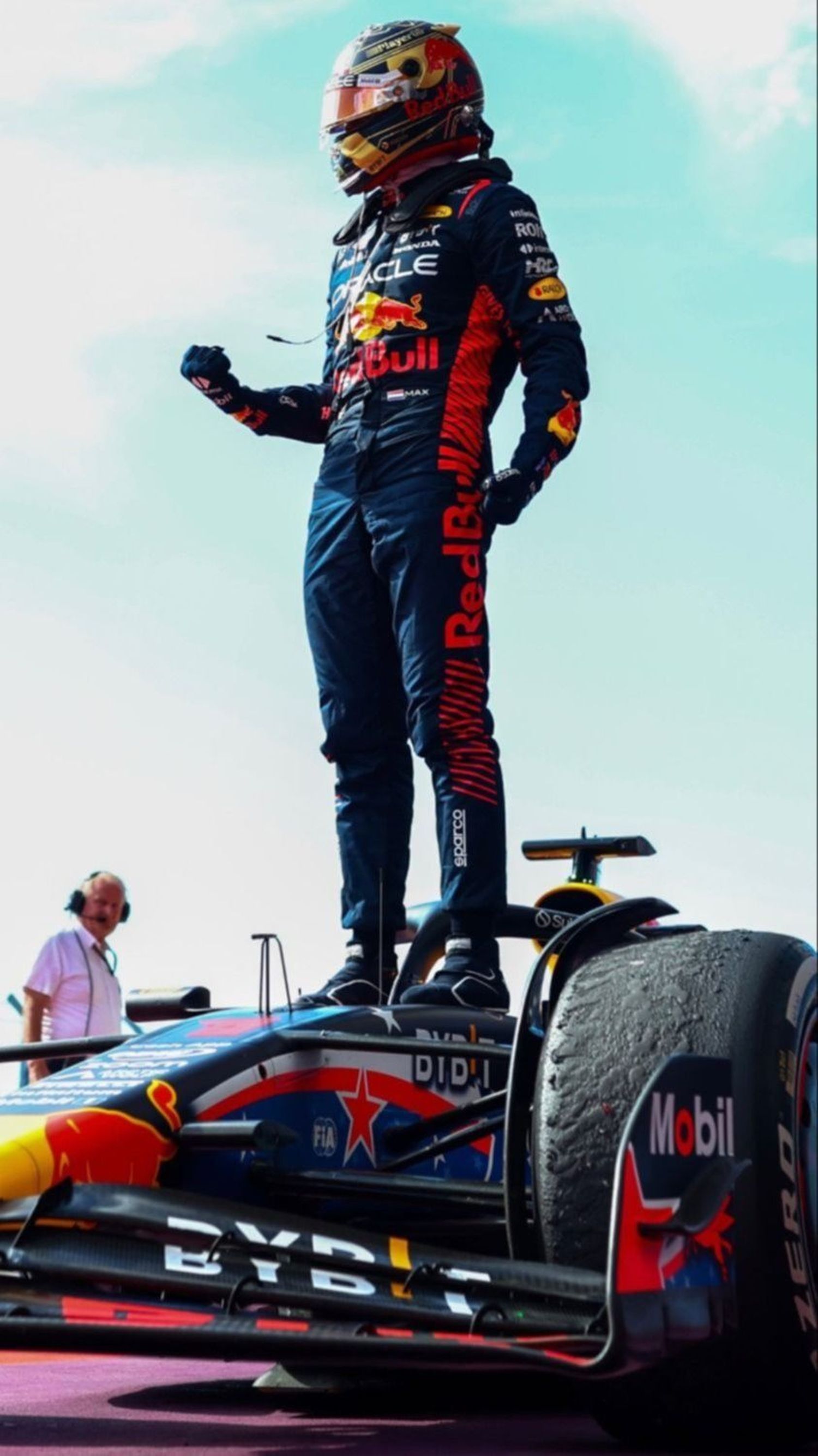 La reacción de Max Verstappen a los abucheos después de ganar en Austin