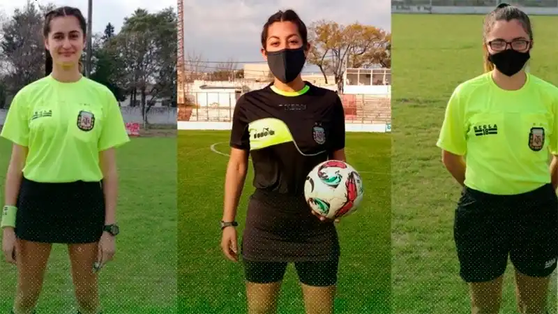 Tres mujeres debutaron como árbitras en partidos de la Liga Paranaense de Fútbol