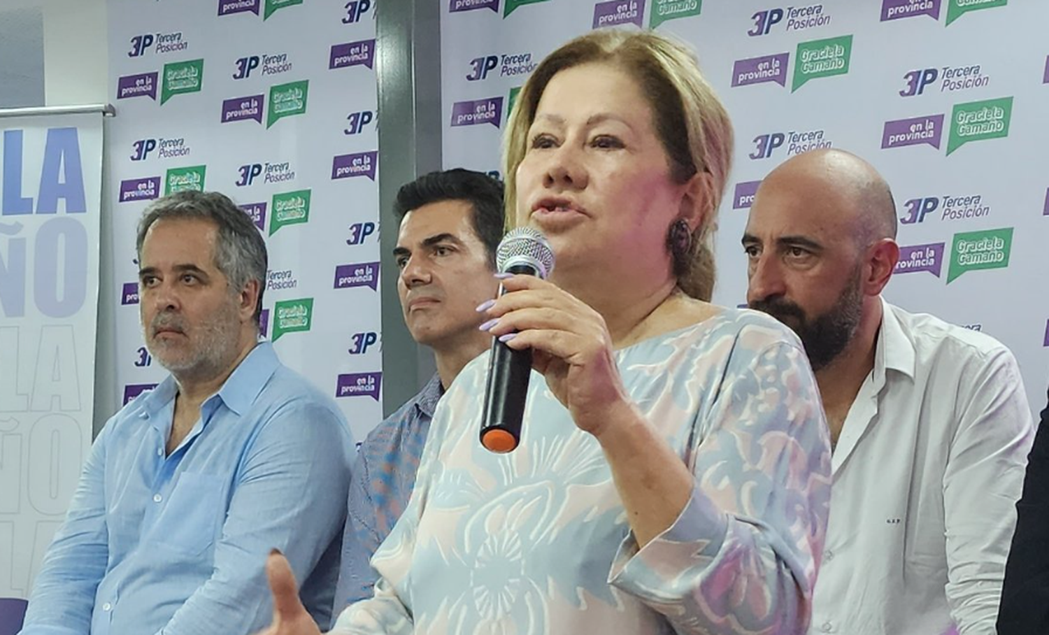 Graciela Camaño inauguró un local partidario en San Martín y lanzó su precandidatura a gobernadora